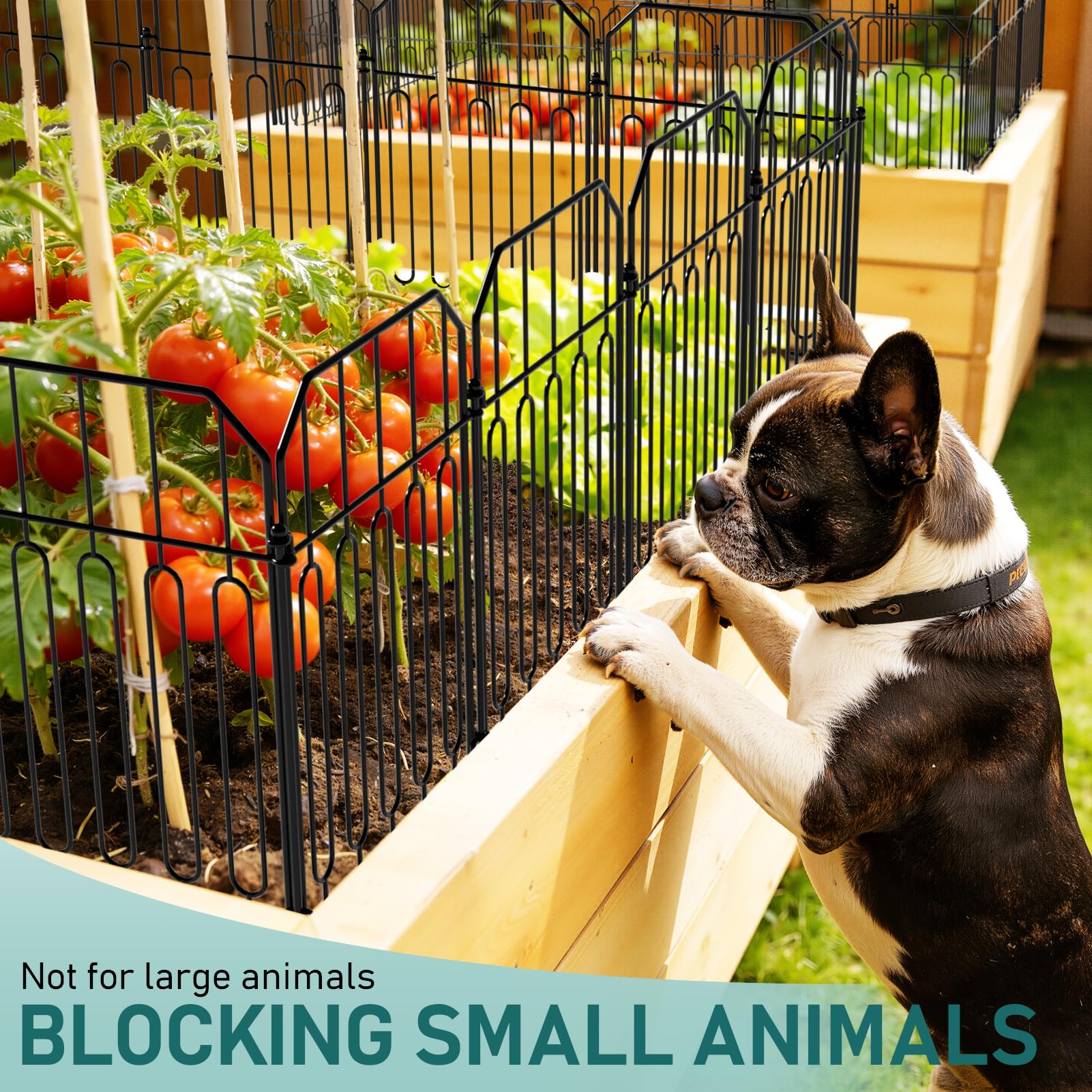 Goovilla closeup grid pattern showing narrow spacing that blocks small animals