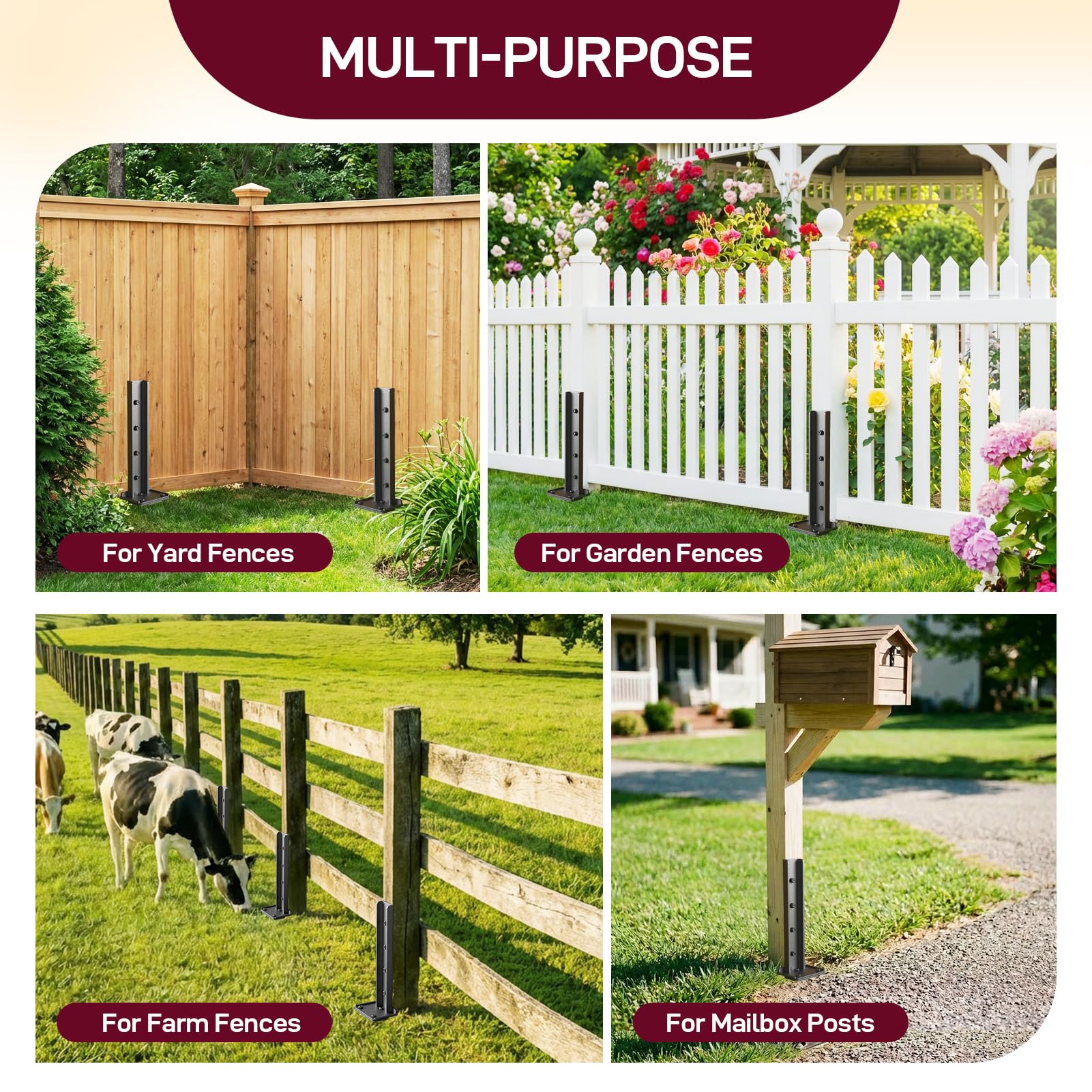 Goovilla installed on garden fence illustrating durable aesthetic finish