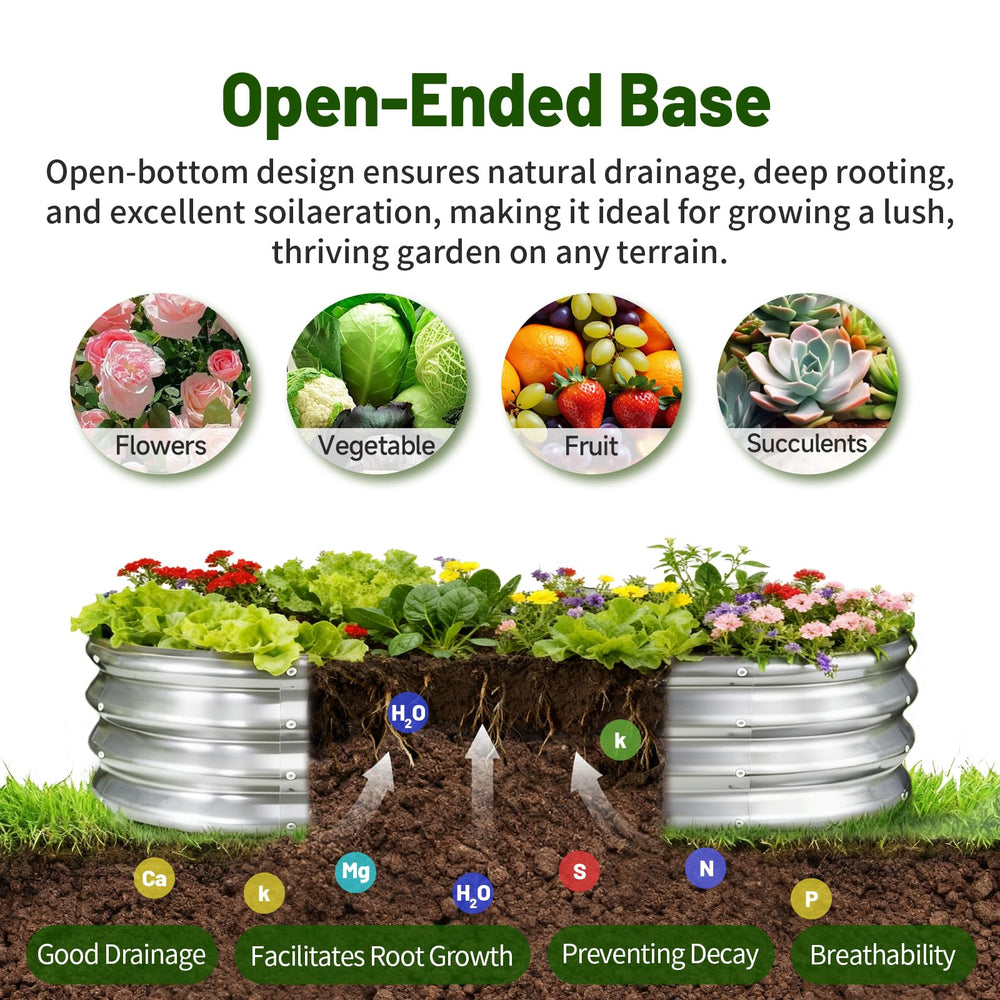 GOOZOO assembled planter on a deck demonstrating compact outdoor fit