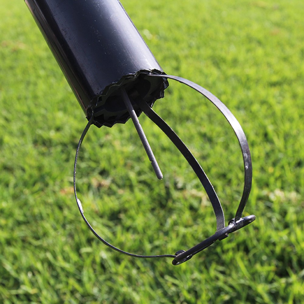 GopherHawk trapping set staged in a garden to depict real-world use and landscape protection benefit