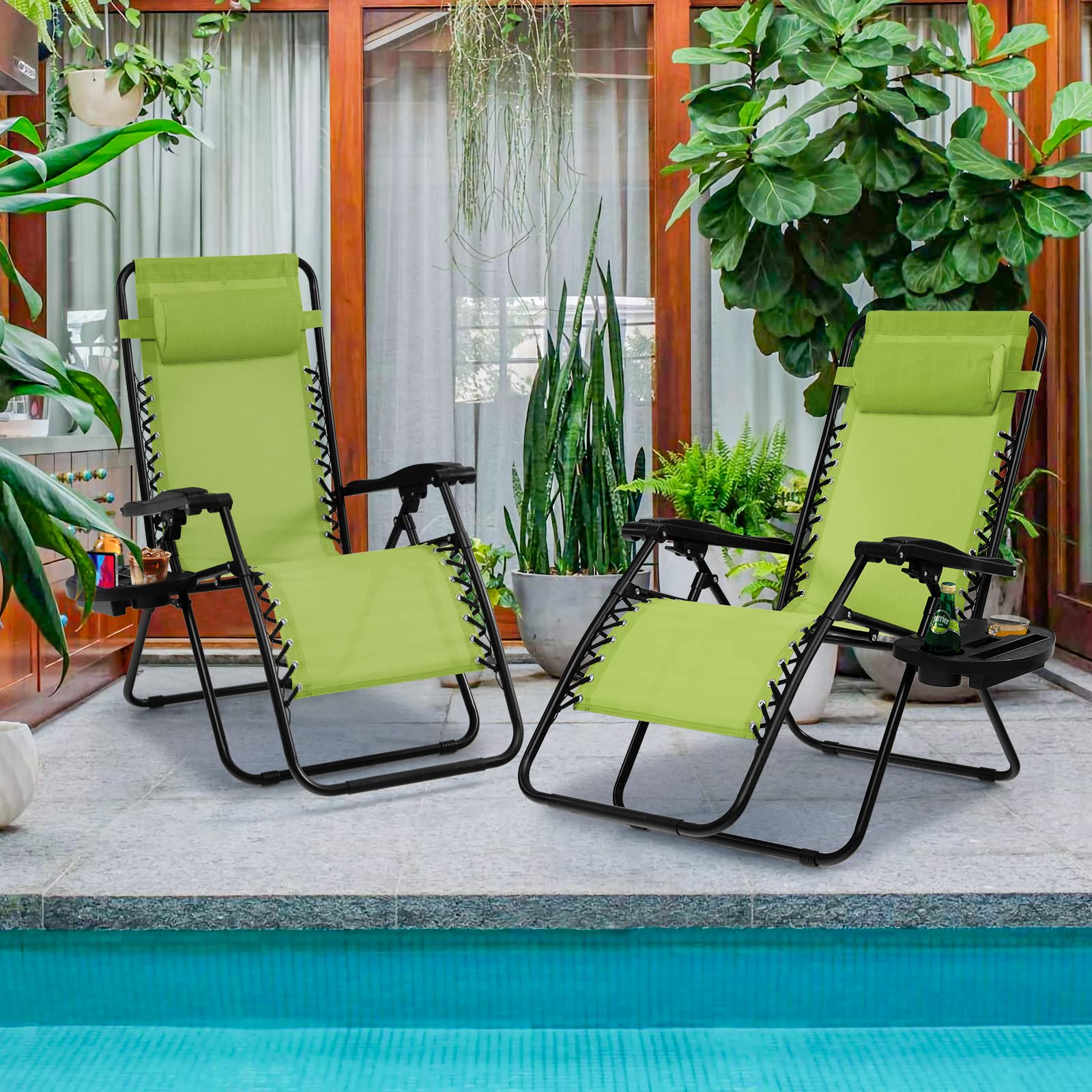 Goplus on beach lifestyle setting conveying portable relaxation outdoors