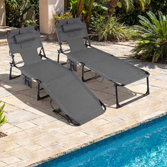 Goplus close-up of padded face hole highlights comfortable sunbathing support