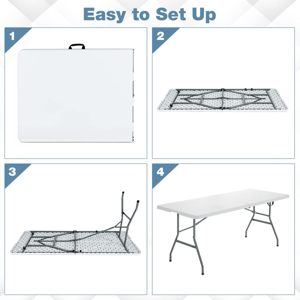 goplus table edge showing 1.58 inch thickness for added rigidity