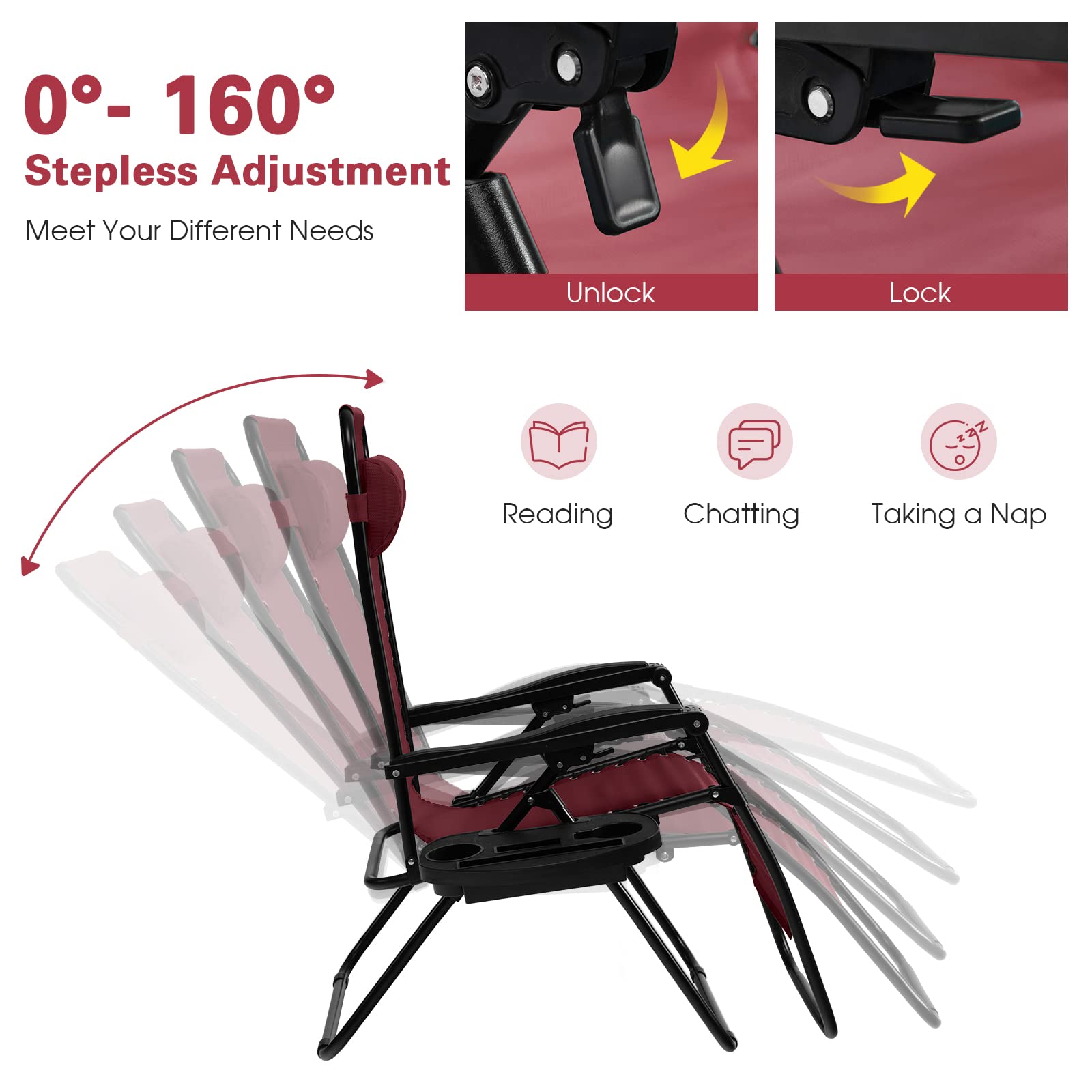 Goplus folded compact storage illustrating easy transport