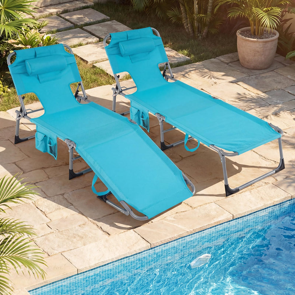 Goplus chair folded flat with carrying strap highlighting easy portability