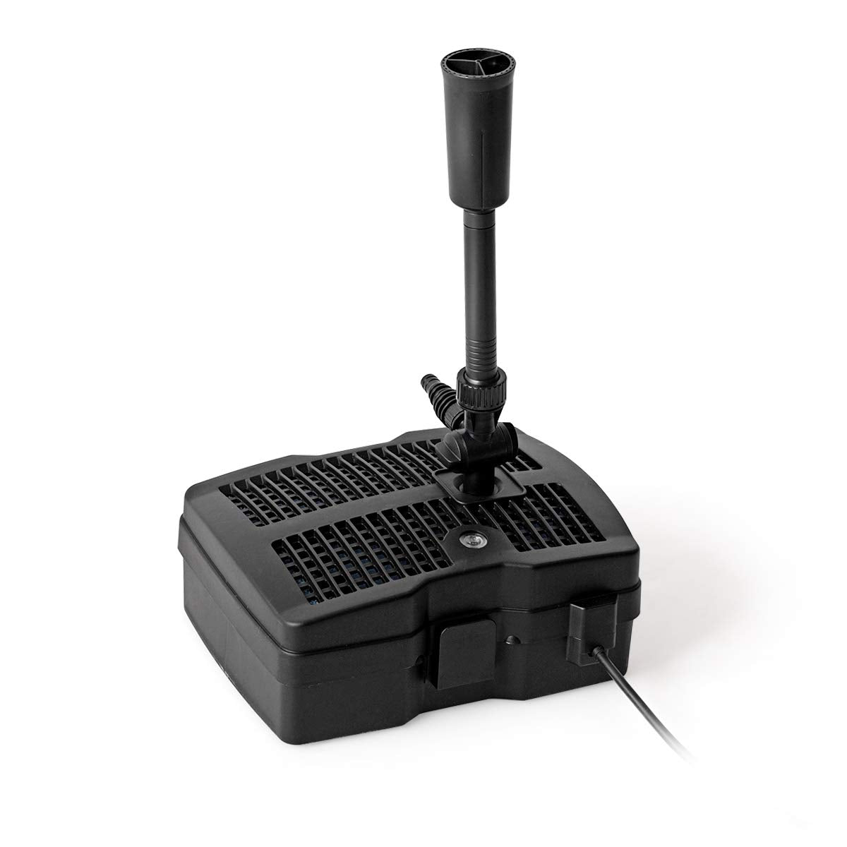 Goplus front view of submersible pond pump showing compact all-in-one design and reliable performance