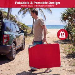 Goplus side profile illustrating five adjustable positions for versatile lounging benefit