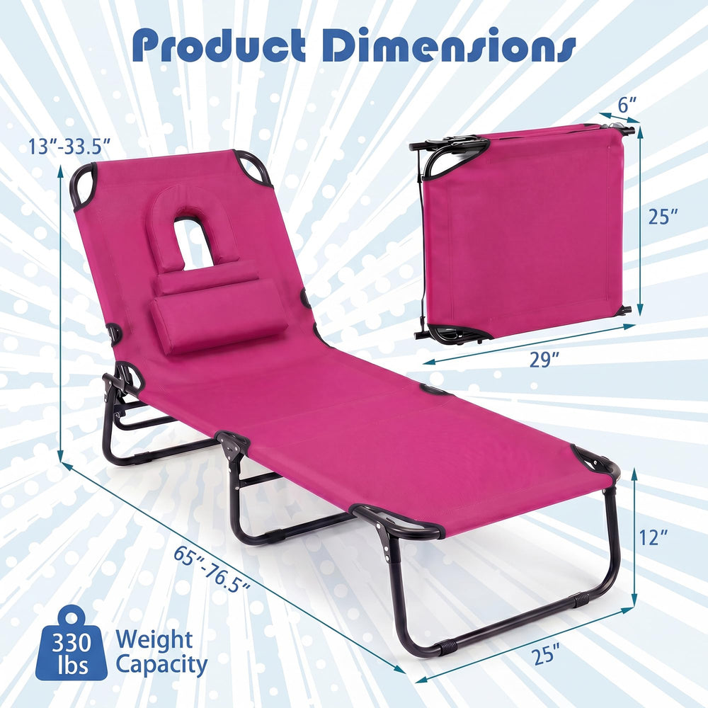 Goplus compact folded chair stored in a car trunk for travel convenience