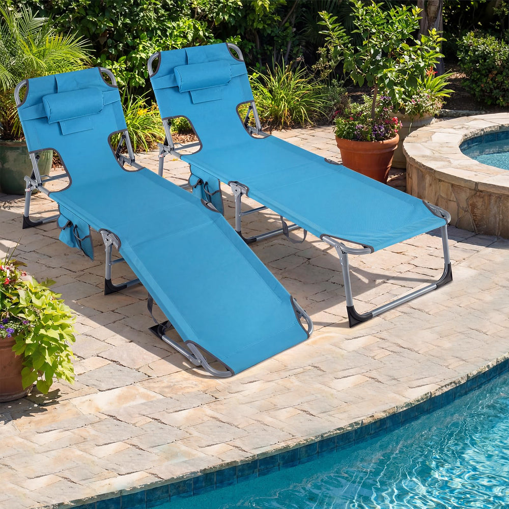 Goplus steel and aluminum frame close view showing sturdy 330 lb capacity benefit