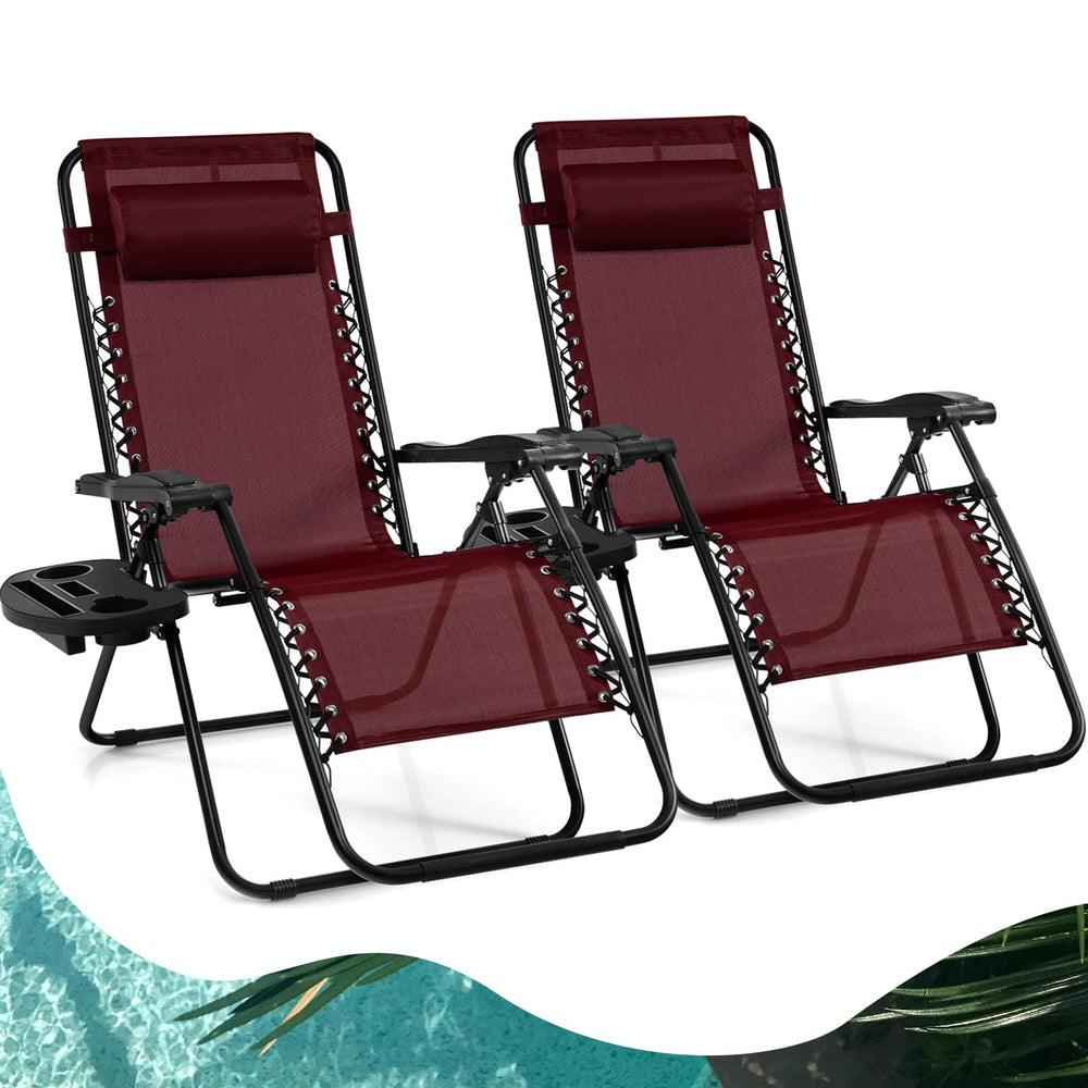 Goplus front view wine chair showing reclining comfort