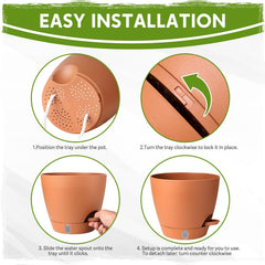 Goproauto cotton wick detail demonstrating steady moisture delivery to roots