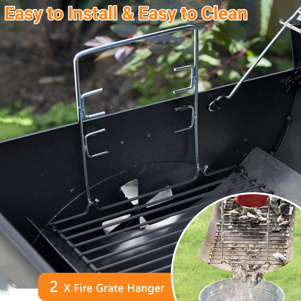 GORGERILA two fire grate hangers included for quick installation