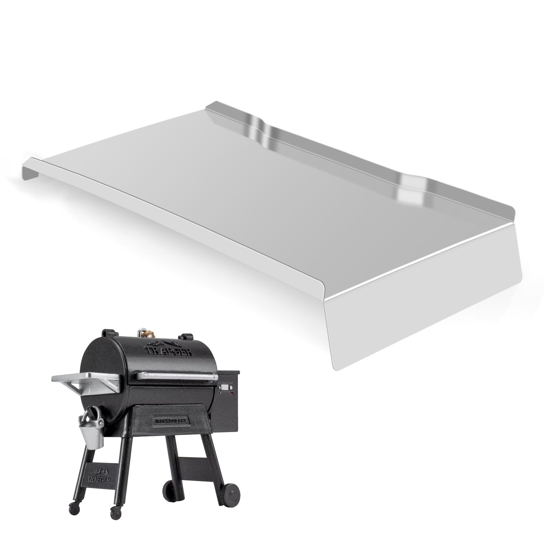 GORGERILA front view drip tray showing full coverage and easy removal benefit