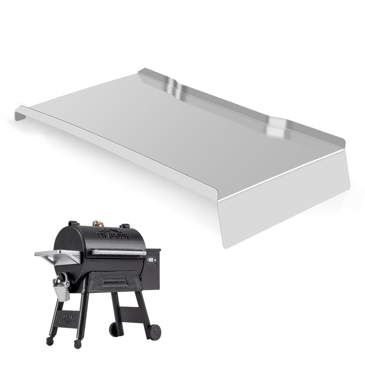 GORGERILA front view drip tray showing full coverage and easy removal benefit
