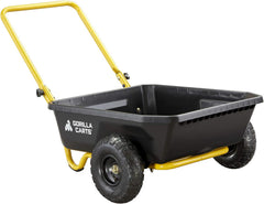 Gorilla Carts folded handle image demonstrating compact storage and space-saving benefit