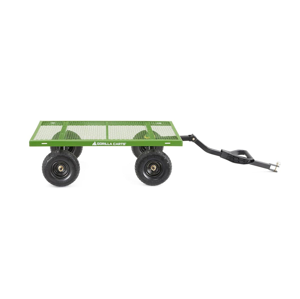 Gorilla Carts next to person showing scale and easy single-person handling