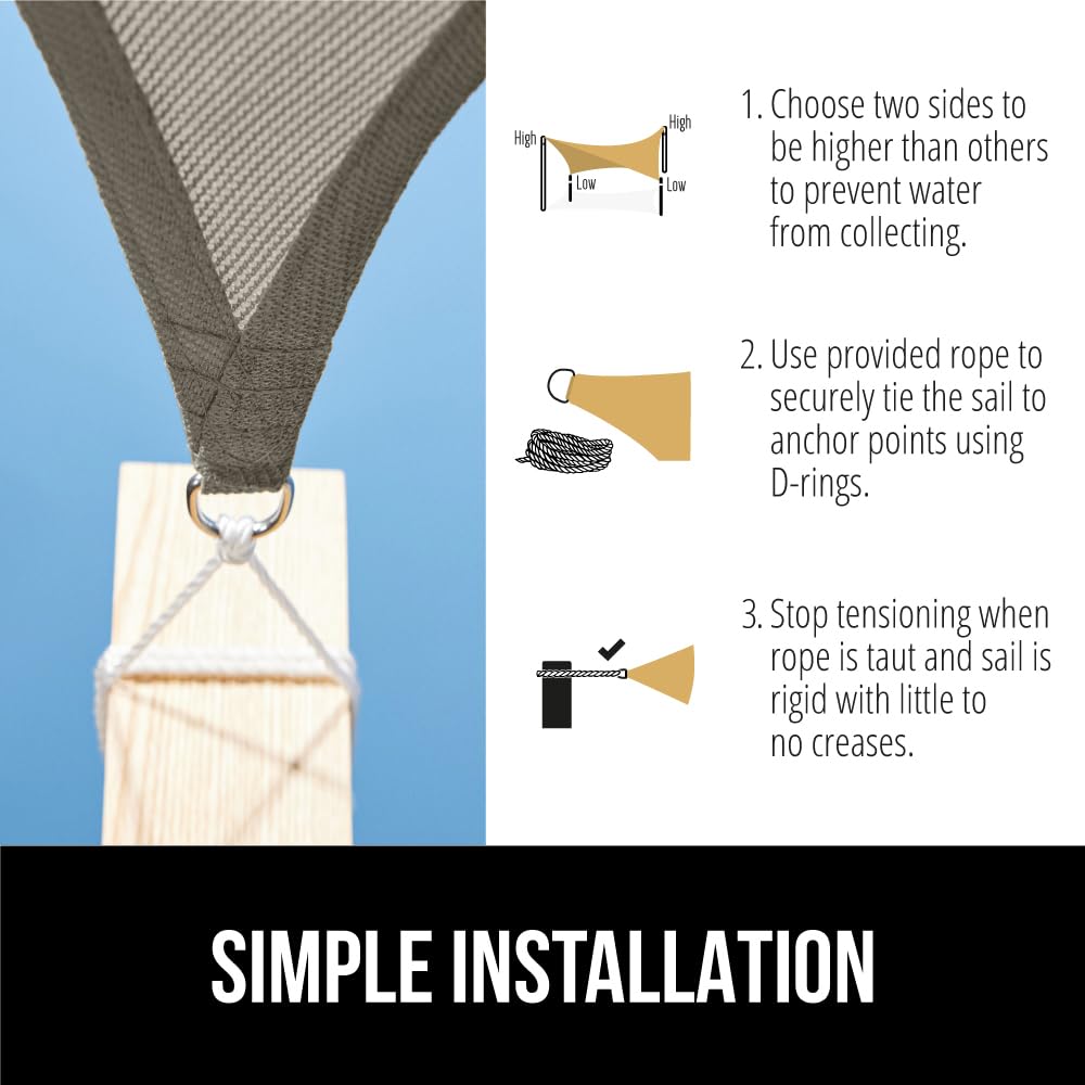 GORILLA GRIP costura reforzada y borde curvo para mayor resistencia