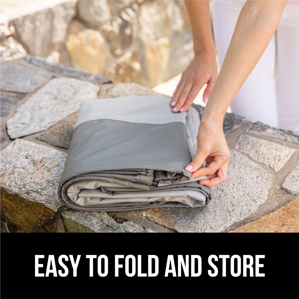 GORILLA GRIP folded cover compact for easy storage and transport