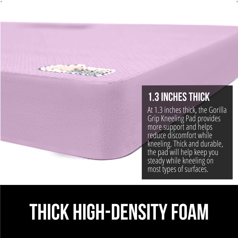 GORILLA GRIP side profile showing 1.3-inch thick supportive foam