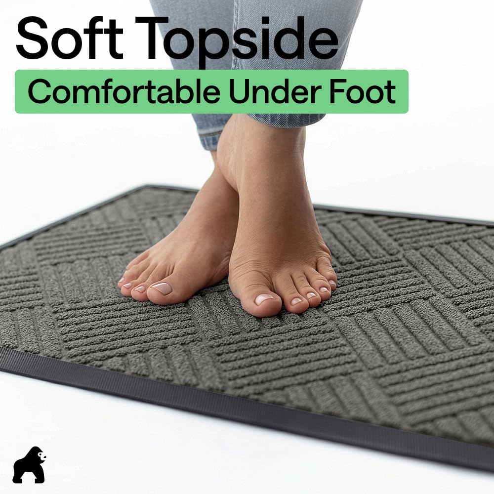 GORILLA GRIP topside resisting spill stains for easy cleaning