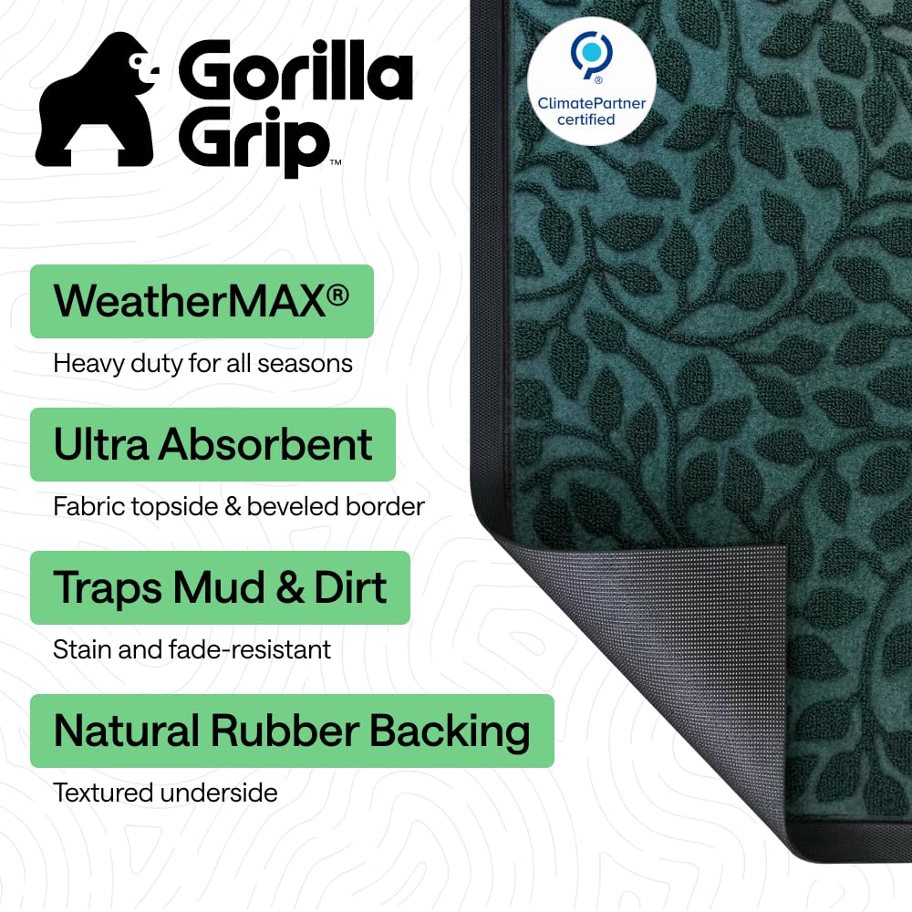 GORILLA GRIP close-up of woven texture and deep grooves for effective scraping