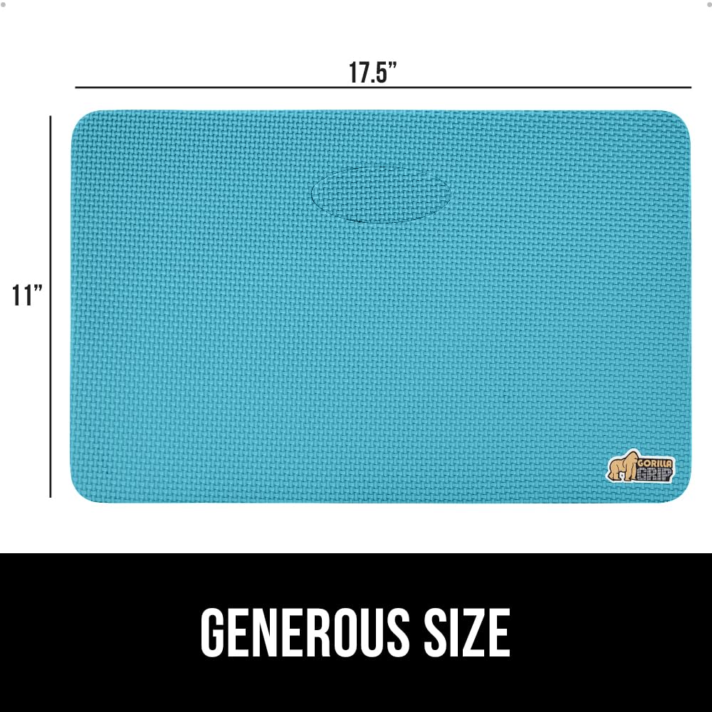 GORILLA GRIP two pads stacked for compact storage convenience