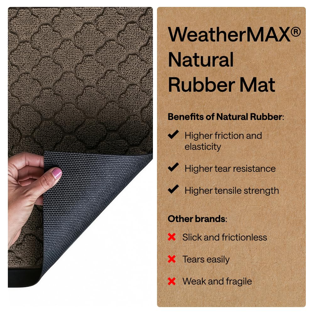 GORILLA GRIP overhead showing quatrefoil pattern enhancing curb appeal