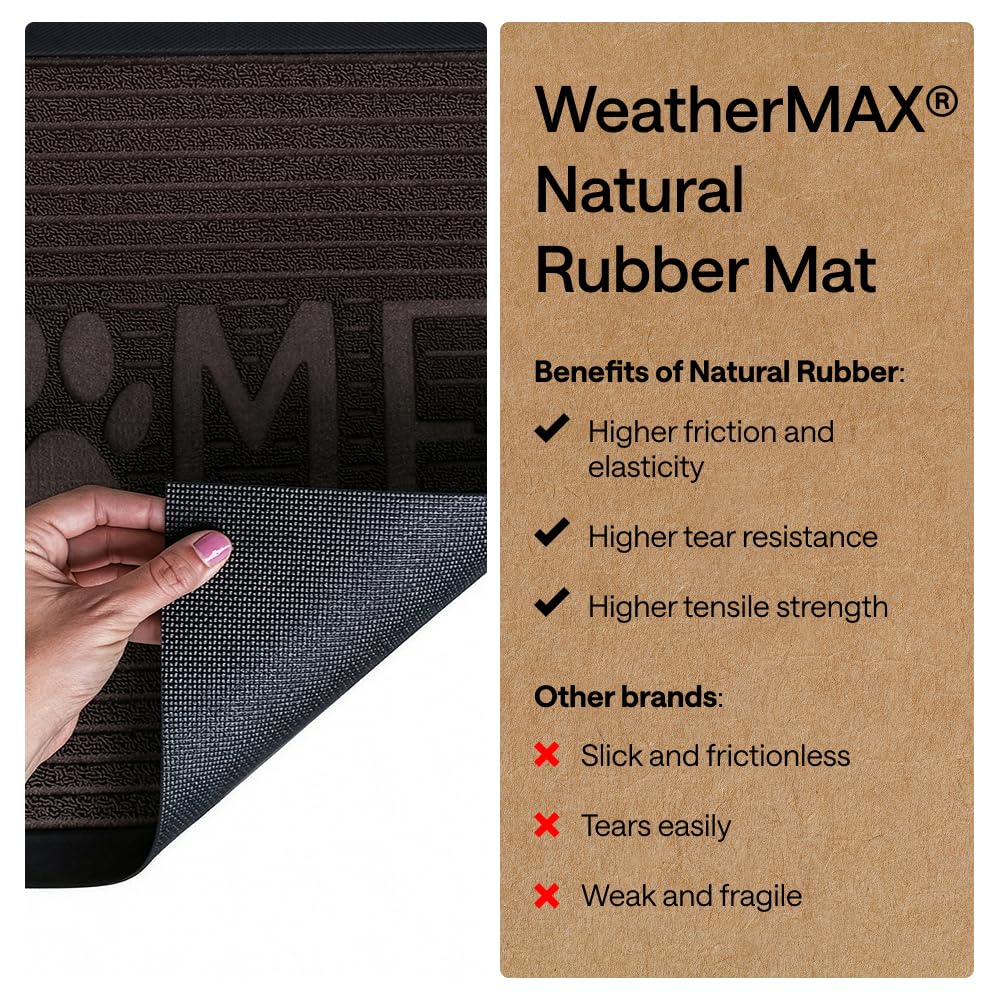 GORILLA GRIP mat in doorway showing 47x35 size scale