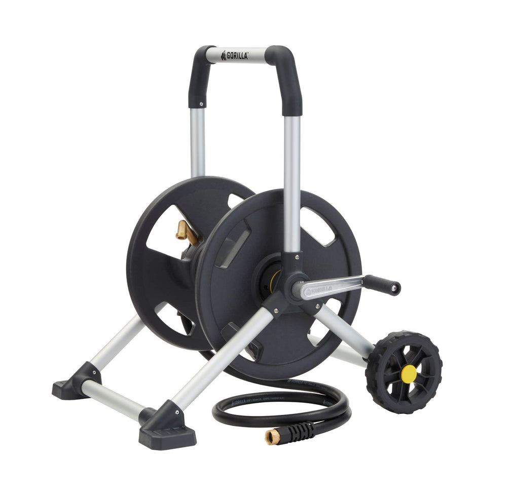 Gorilla Carts front view of GRS-200H showing upright design and capacity benefit