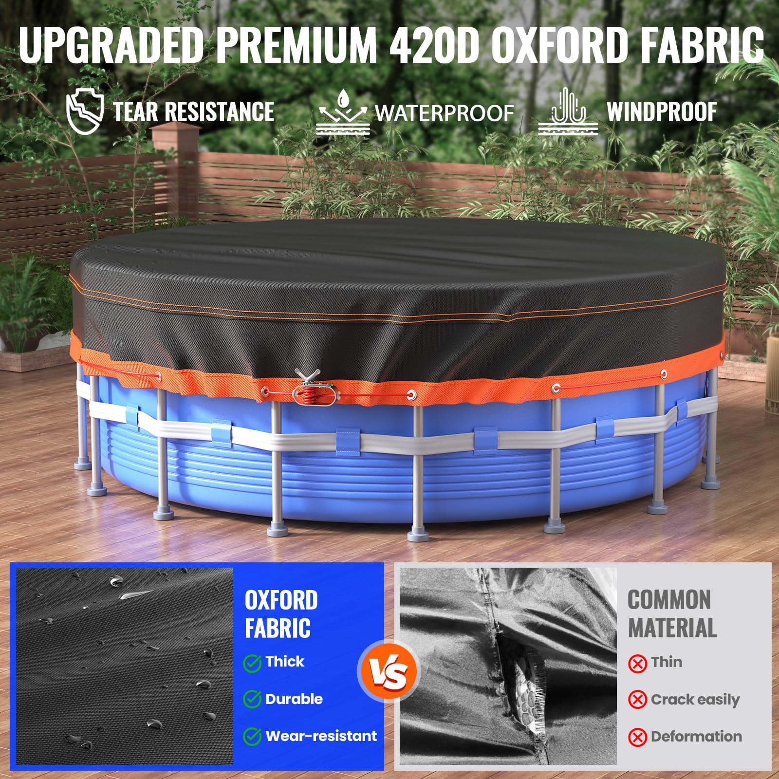 GORISPI PU-coated silver inner layer detail demonstrating waterproof heat retention
