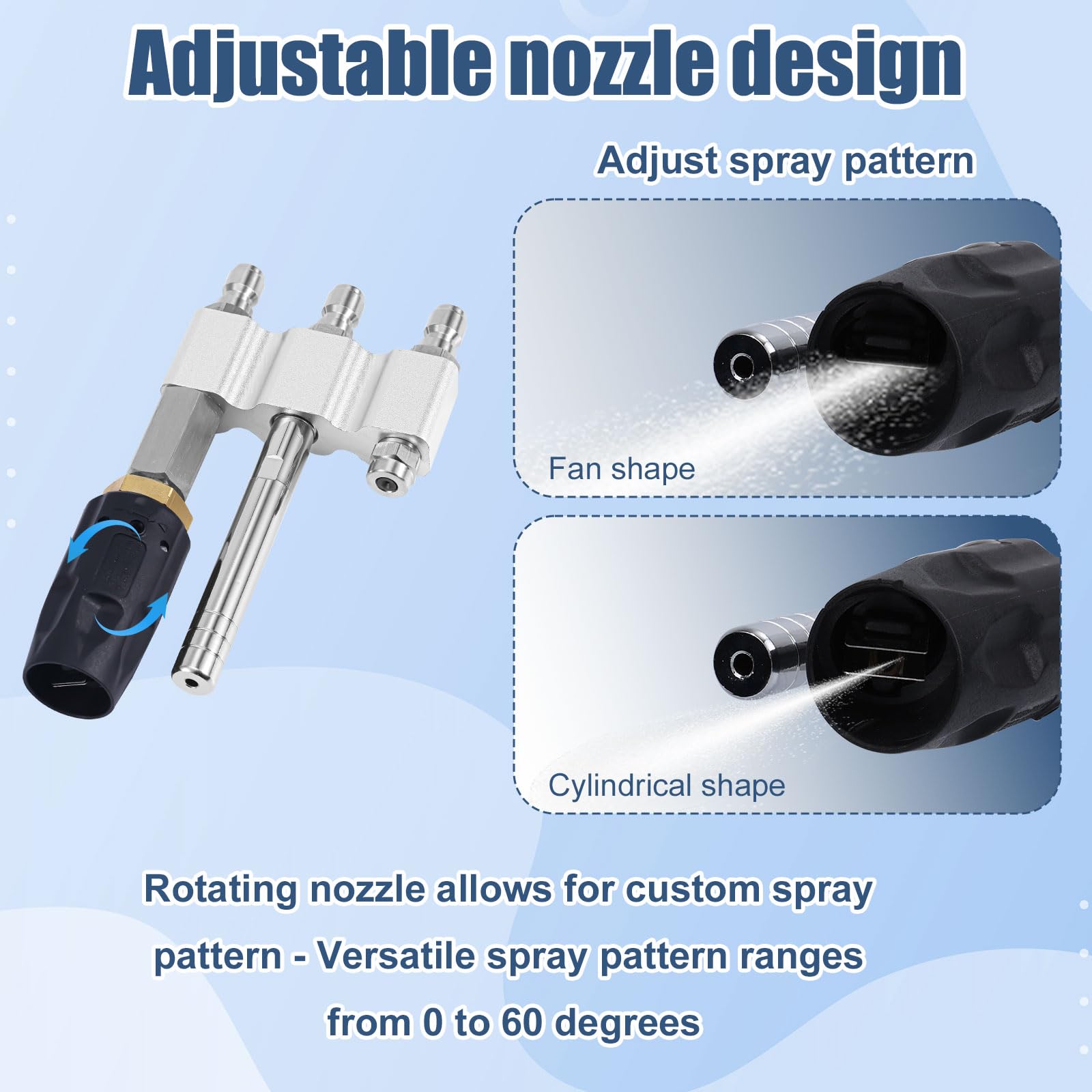Gosknor 1/4 inch quick-connect plug view enabling fast hose attachment
