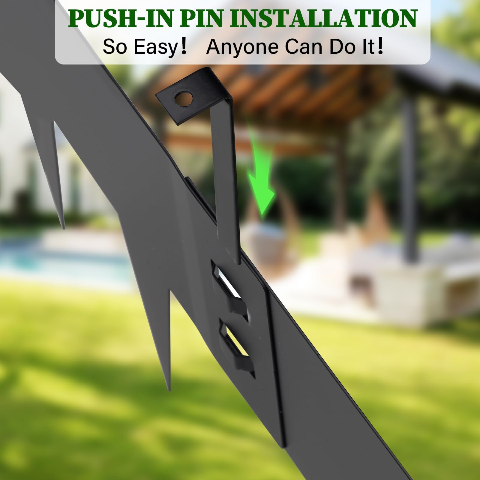 GOTGELIF connector stakes at joint showing flat secure interlock benefit