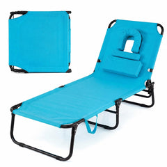 gotoplay front view navy showing full lounger and navy fabric comfort