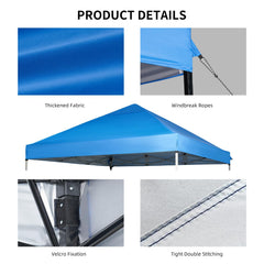 GOTRUTH canopy in use over patio providing shaded seating and UV protection