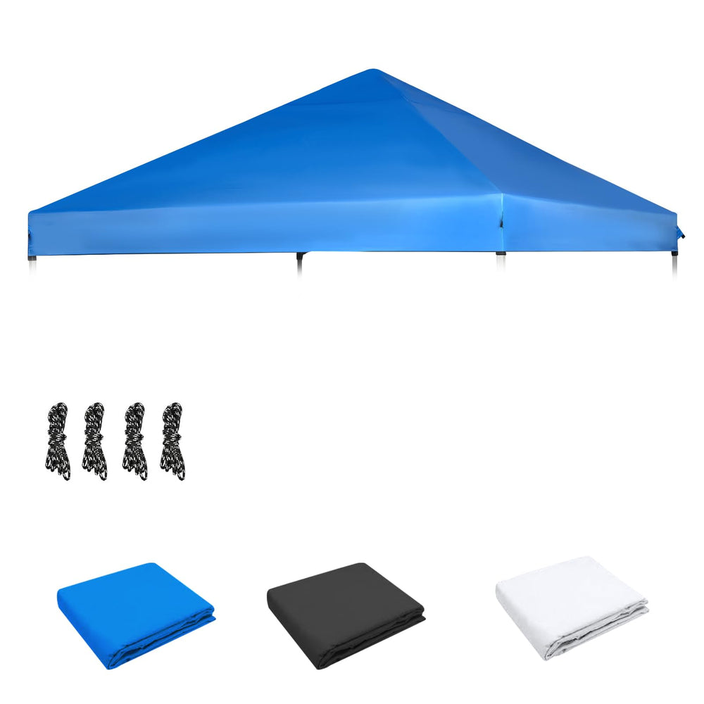 GOTRUTH front view blue canopy top showing full coverage and weather protection