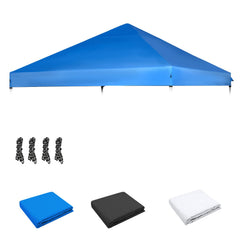 GOTRUTH front view blue canopy top showing full coverage and weather protection