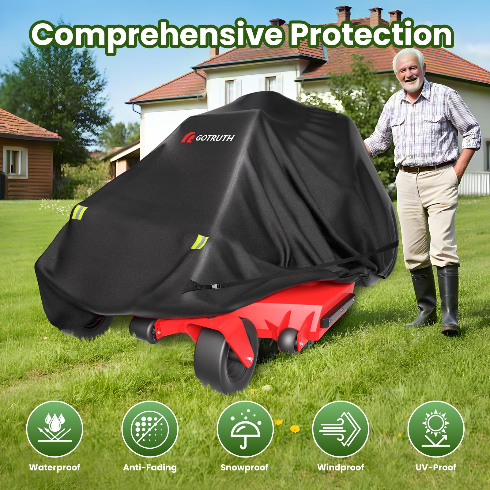 GOTRUTH compact storage bag packed for tidy garage storage