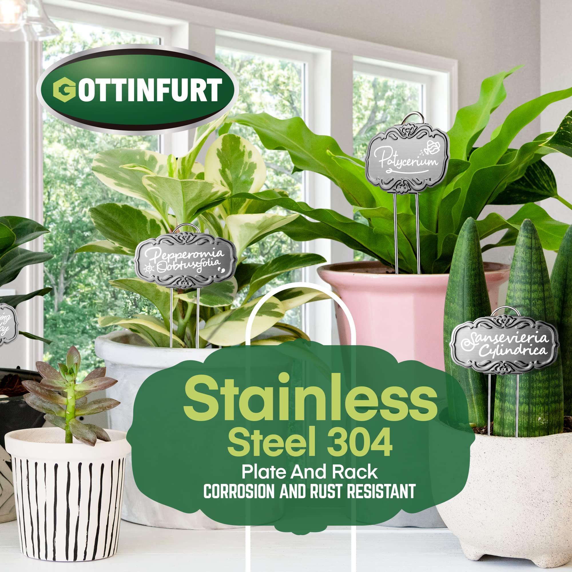 Gottinfurt close-up of titanium-coated stainless steel surface durability
