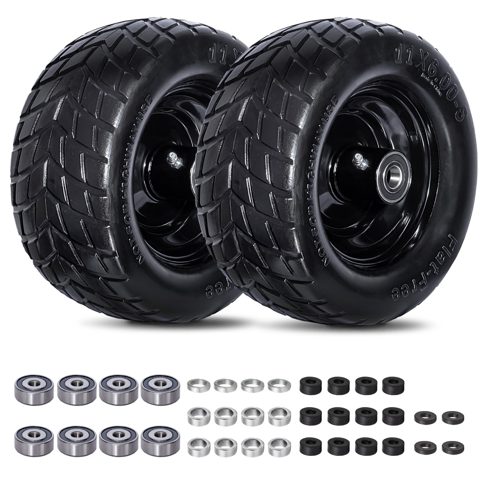GOUEN front wheel assembly showing ready-to-install fit and reduced downtime