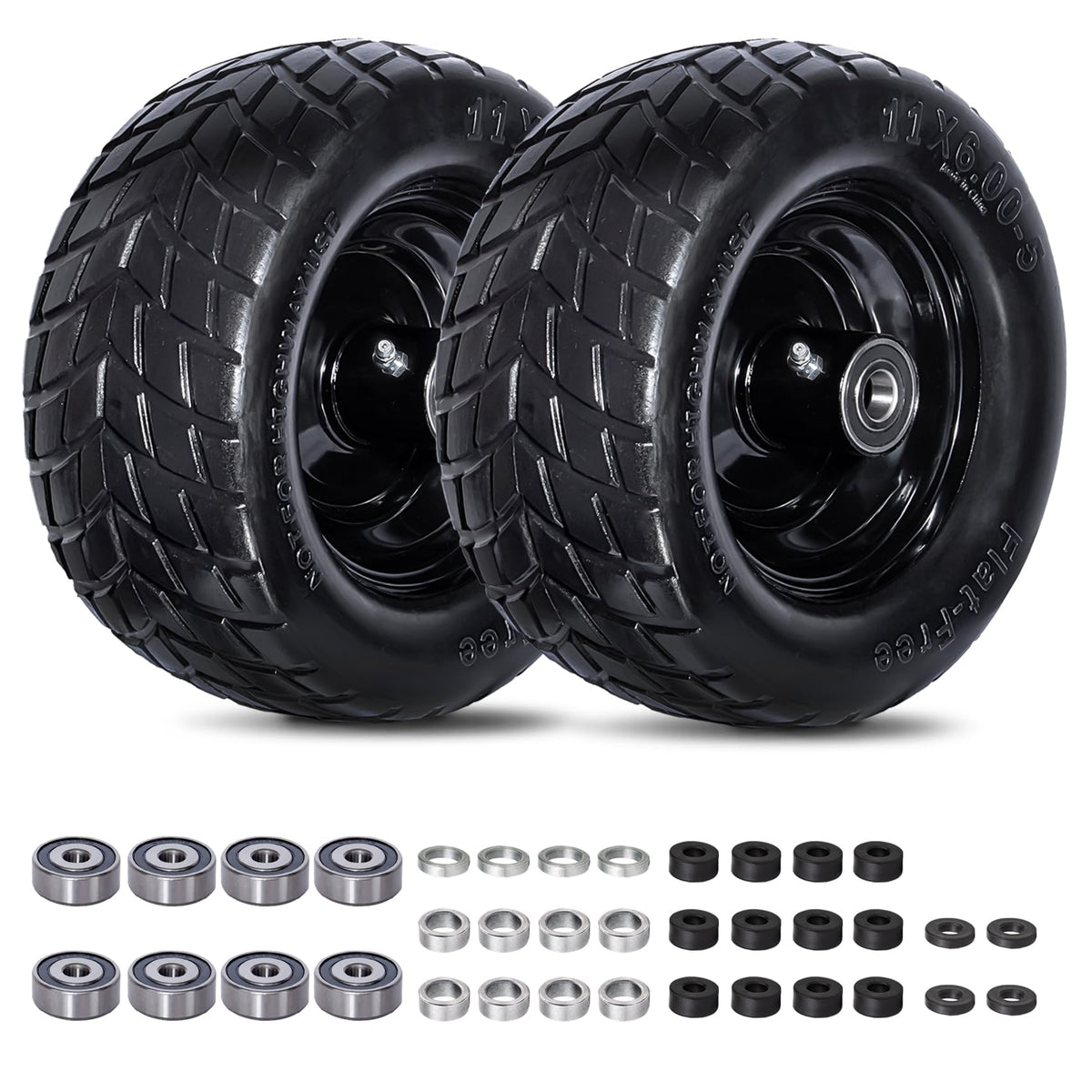 GOUEN front wheel assembly showing ready-to-install fit and reduced downtime