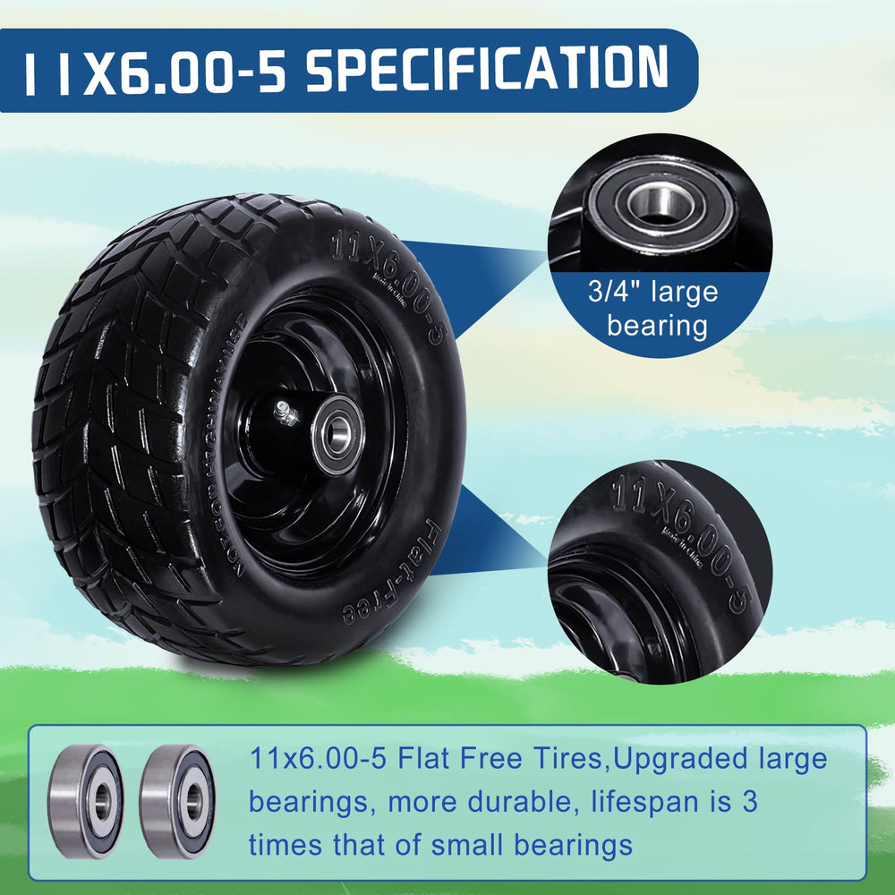 GOUEN close-up of tread texture providing strong traction and turf protection