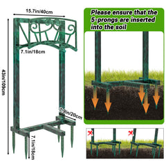 Gouisalin five-spike base detail highlighting stability in soft soil