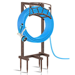 Gouisalin front view of hose holder showing sturdy storage benefit
