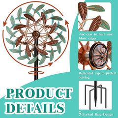 Gouisalin five-pronged stake anchored in soil for stable support