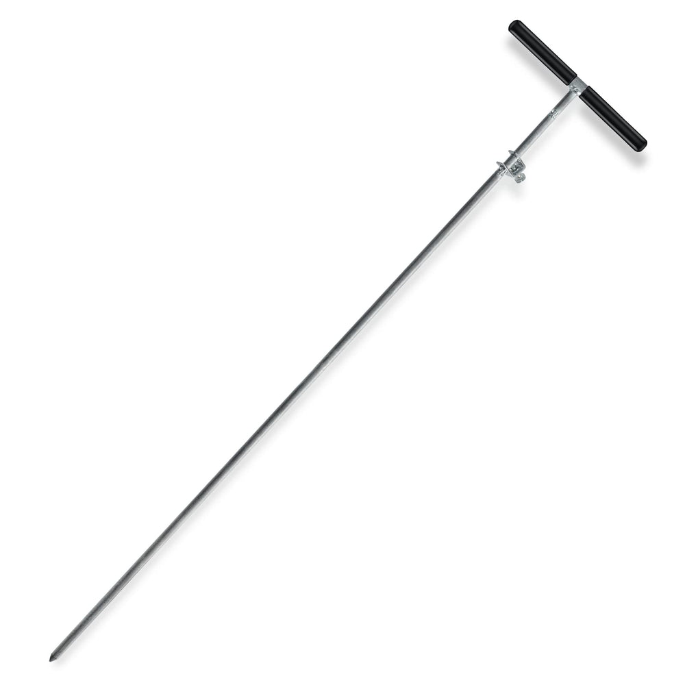 GOUNENGNAIL front view of the 36-inch rod and clamp showing ready-to-use convenience