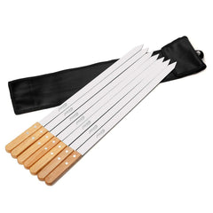 GOUTIME front view of full skewer set with case showcasing complete kit benefits
