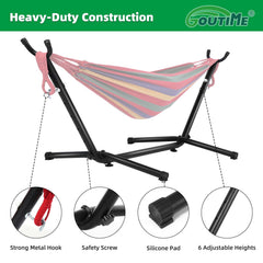 goutime child using hammock demonstrating comfort and safe lounging