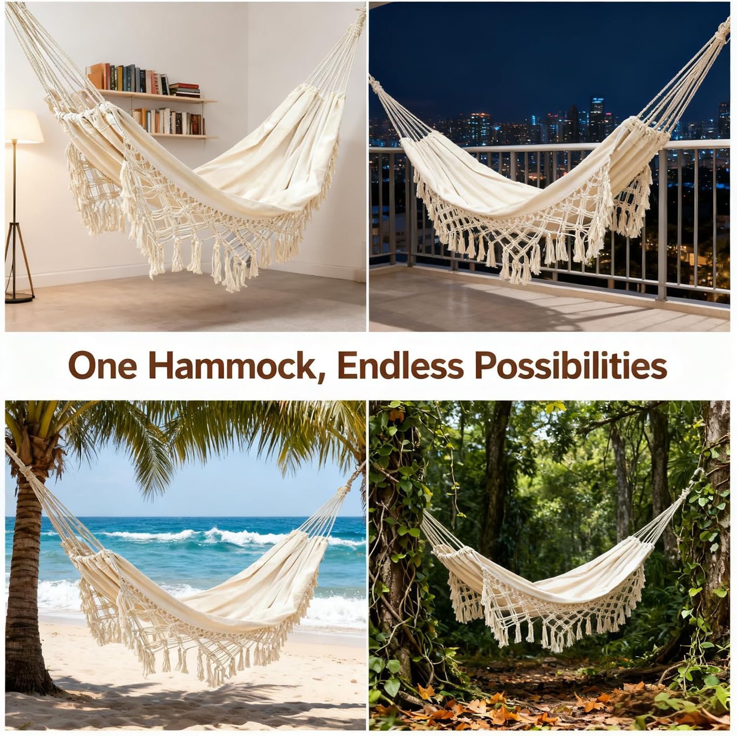 GOUTIME hammock folded in carry bag demonstrating compact portability