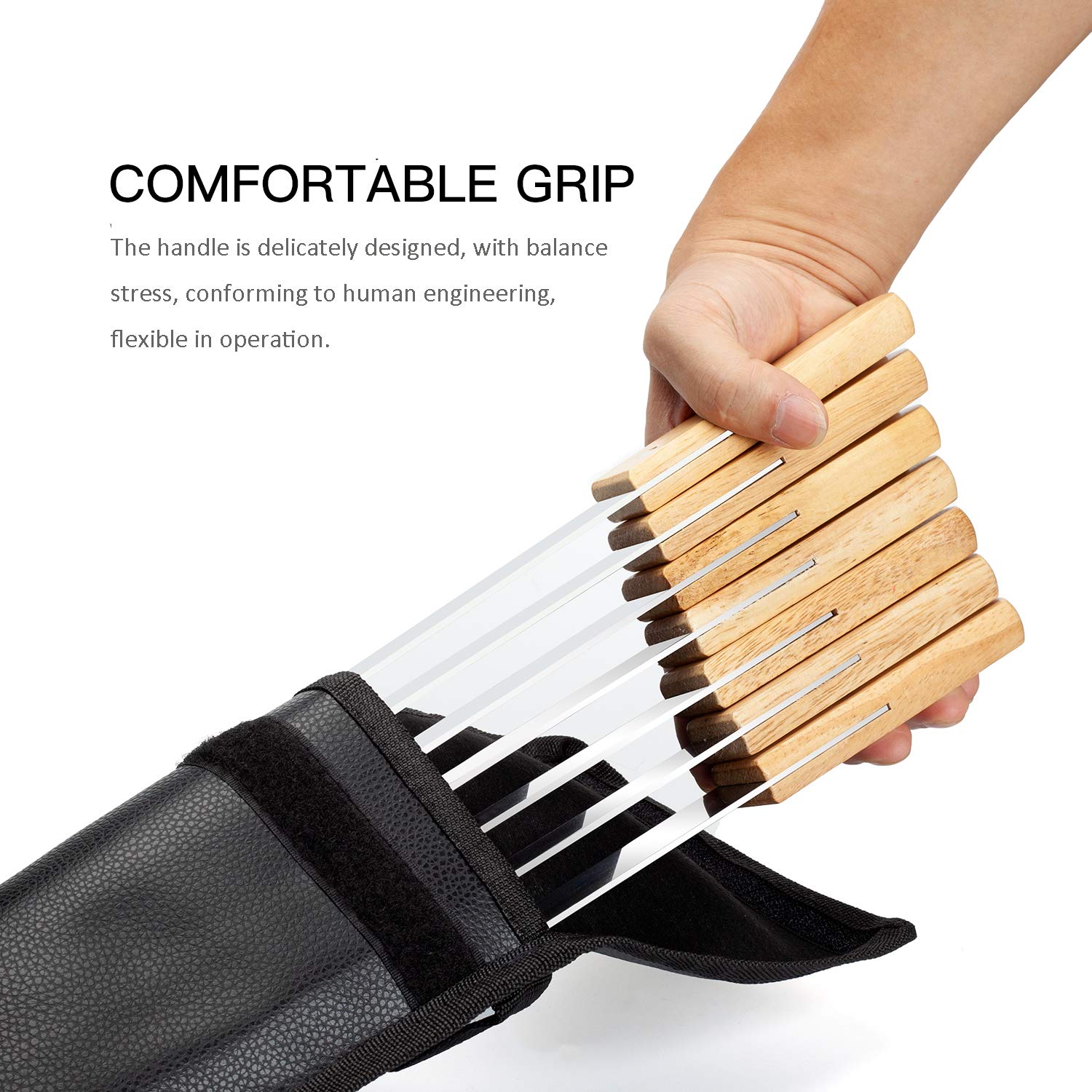 GOUTIME skewers loaded with meat and vegetables for even grilling
