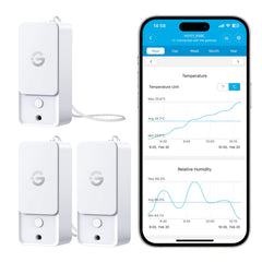 GoveeLife H5107 front view showing compact housing and mounting points for easy placement